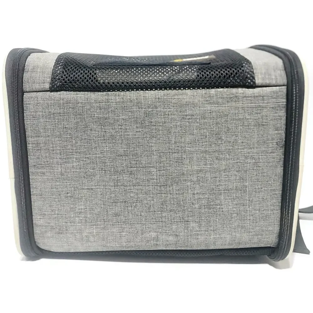 Texsens Innovative Traveler Bubble Backpack Pet Carrier Cats Dogs Black Gray